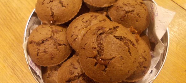 Špaldové čokoládové muffiny