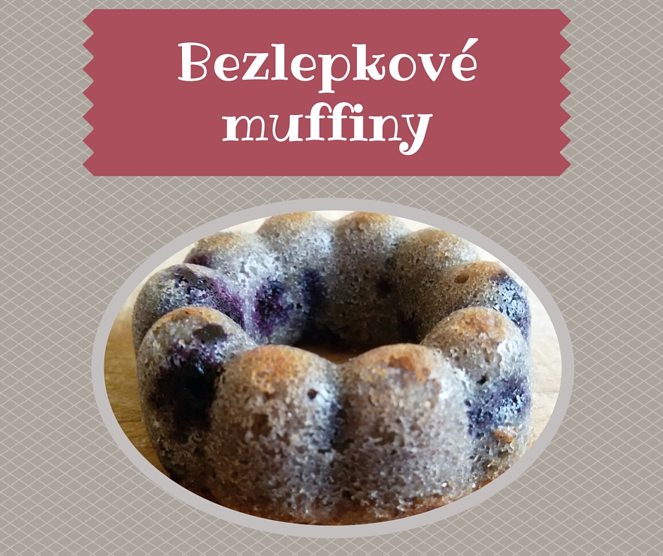 Bezlepkové borůvkové muffiny
